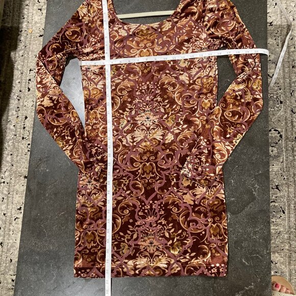 Free People Long Sleeve Stretch Dress Size Medium - Picture 4 of 14